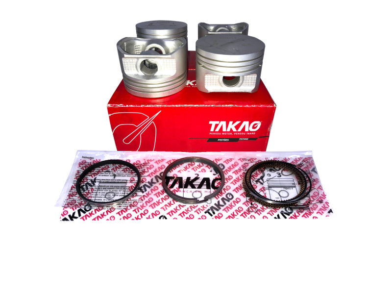 Kit Pistão e Anel STD TAKAO Chevrolet Montana 1.4 8V 08/12