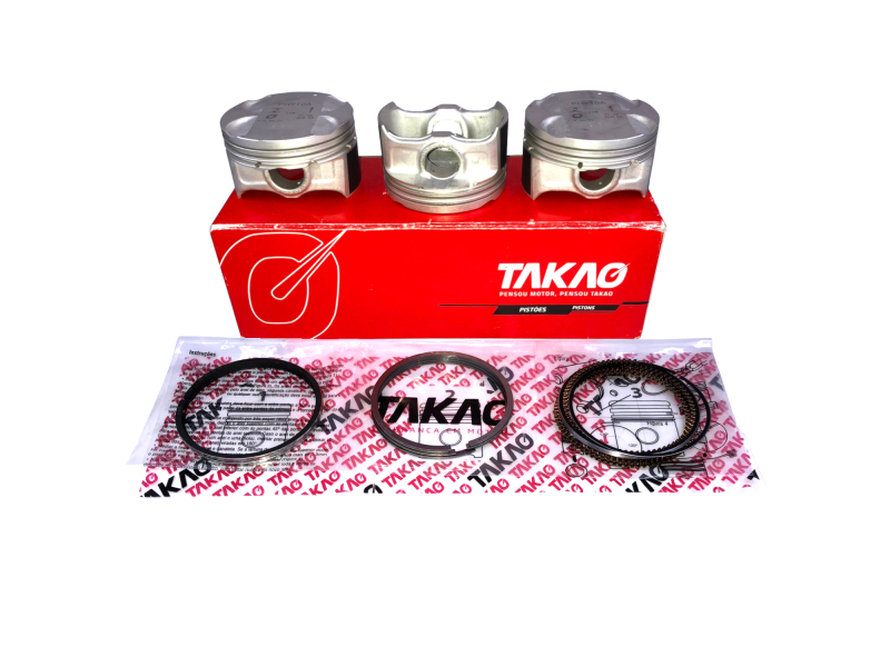 Kit Pistão e Anel 1mm TAKAO Kia Picanto 1.0 12V Flex 11/18